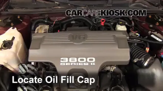 1999 Chevrolet Monte Carlo Z34 3.8L V6 Aceite Agregar aceite